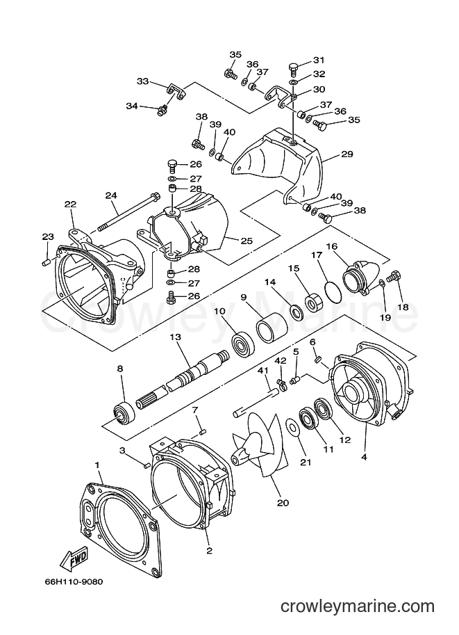 Yamaha Motors JET FOR LST1200 (67V1) [01A] - JET UNIT 1