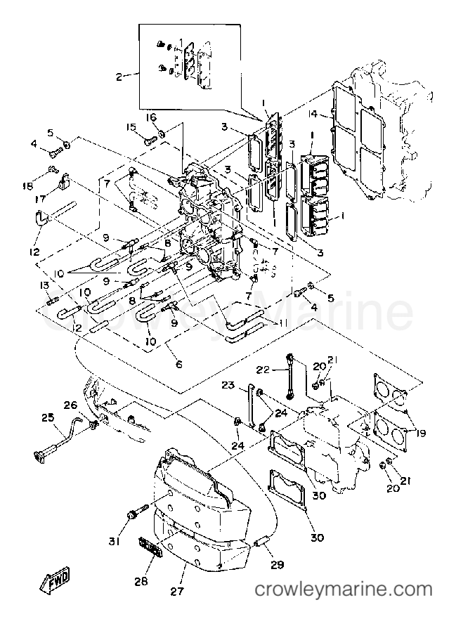 Yamaha Motors 130ETLDA - INTAKE