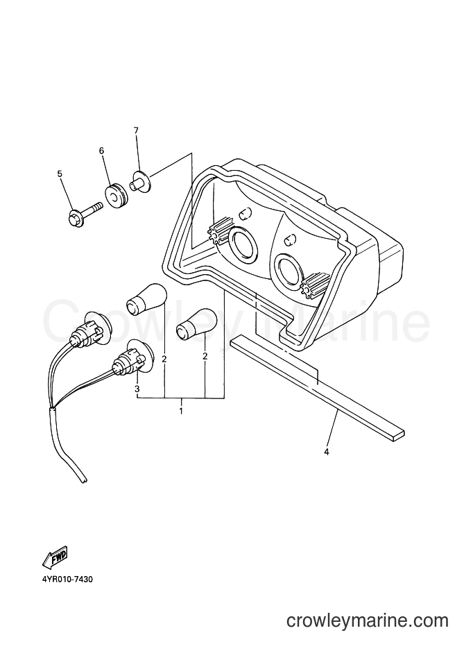 2000 Street Bike FZS600 - FZS600 (5DM7) [080] - TAILLIGHT