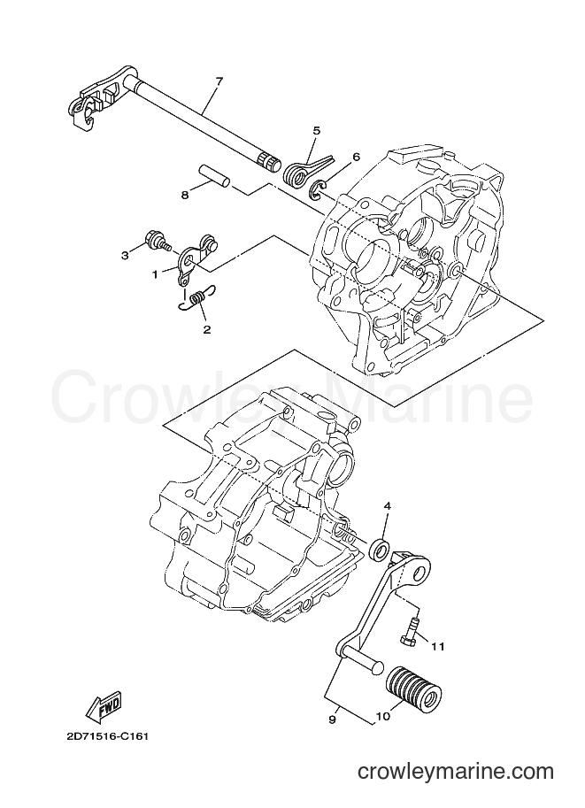 2004 Street Bike YBR125 - YBR125 (2D71) [010] - SHIFT SHAFT
