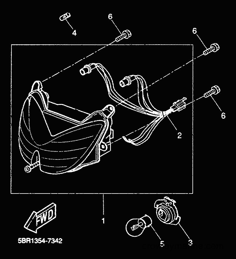 Yamaha Motors YQ50 (5HEK) [010] - HEADLIGHT