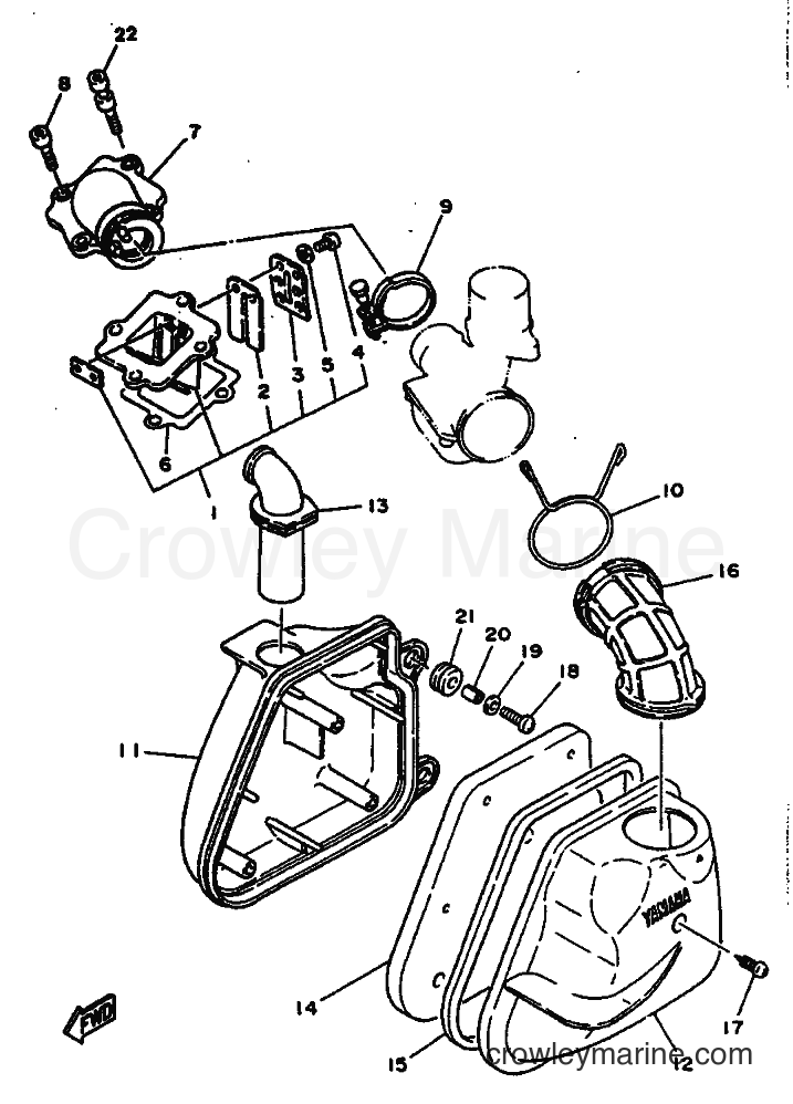 Yamaha Motors YN50 (5BV1) [010] - INTAKE