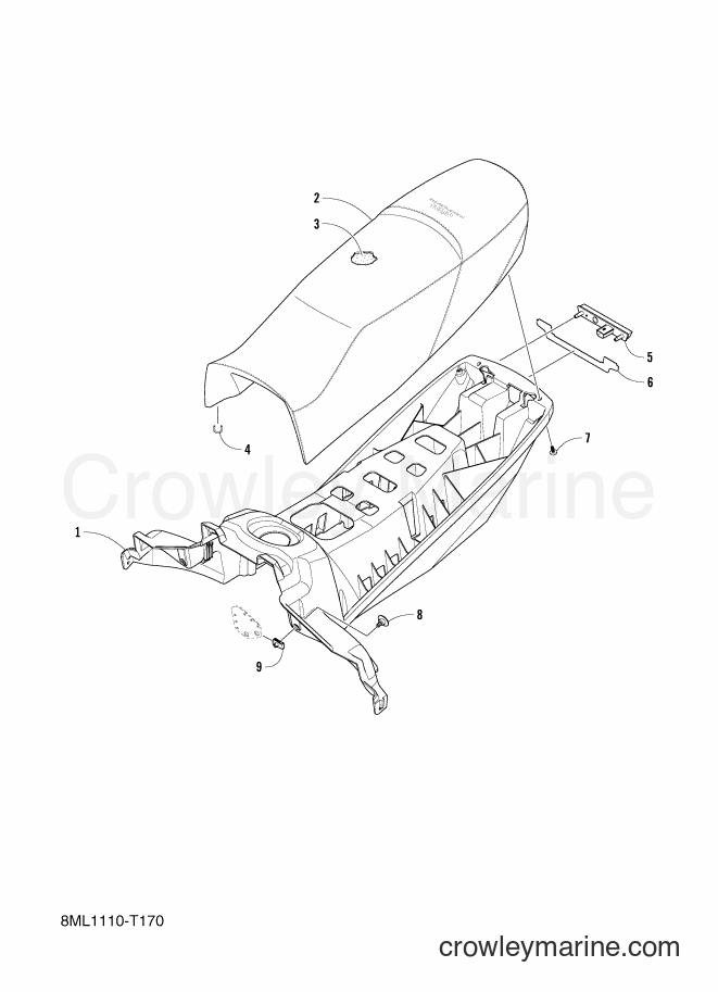 2018 Snowmobile SXR200 - SXR200 (8ML1) [010] - SEAT
