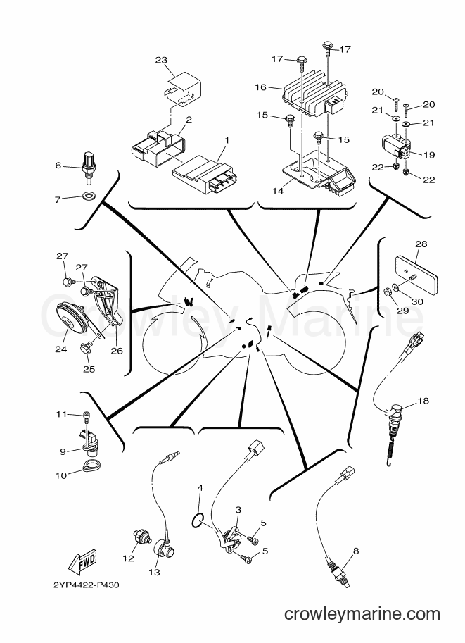 2016 Sport Bike YZF-R3 - YZF-R3 (2YPB) [010] - ELECTRICAL 2