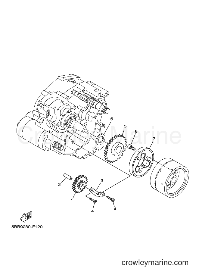 2015 Dirt Bike TT-R125LWE - TT-R125LWE (2PT5) [010] - STARTER CLUTCH
