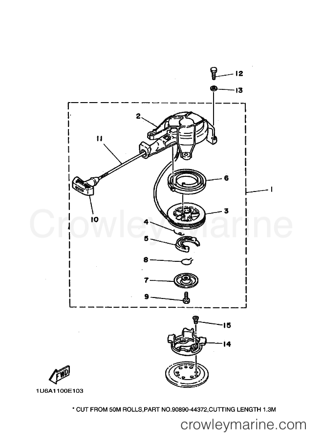 Yamaha Motors 2B (6A10) [030] - STARTER