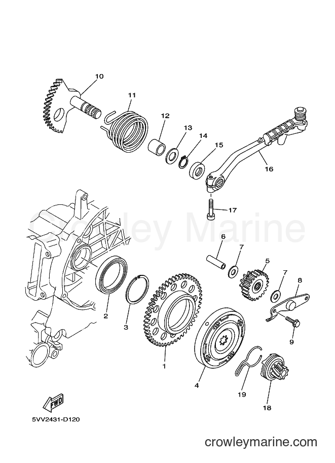 Yamaha Motors AF115S (4D05) [010] - STARTER