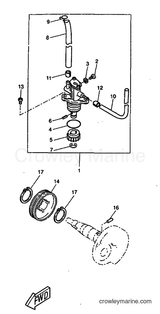 1999 Scooter CW50RS - CW50RS (5FX7) [010] - OIL PUMP