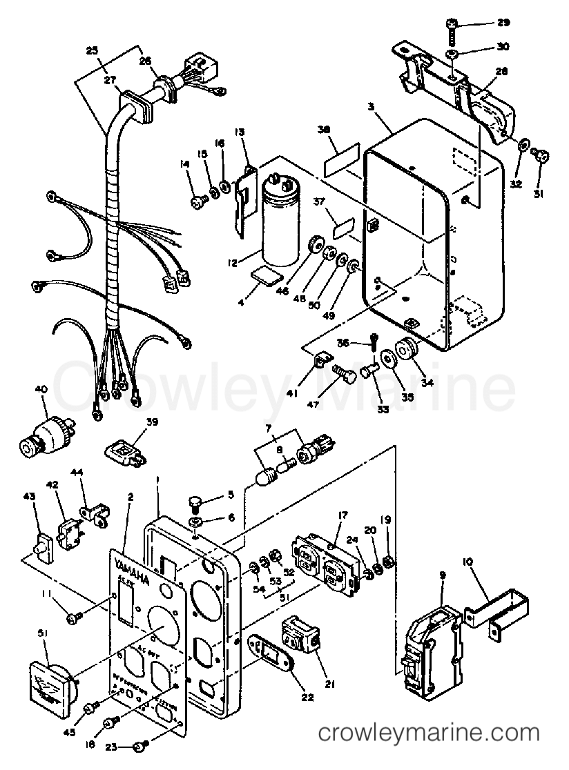 Yamaha Motors EF1200 - CONTROL BOX EF1200