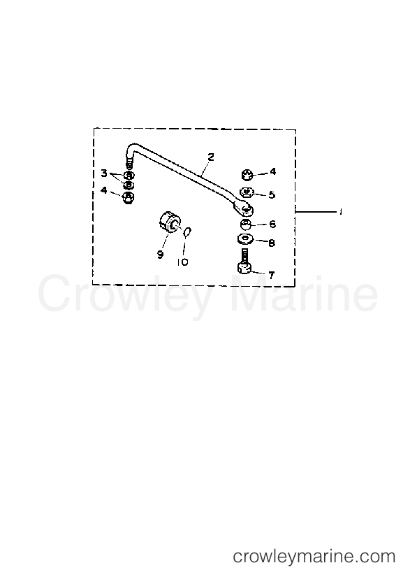 Yamaha Motors 50EJRQ - STEERING GUIDE ATTACHMENT
