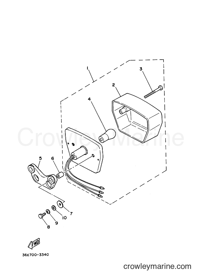 Yamaha Motors AG200F (3GX7) [010] - TAILLIGHT