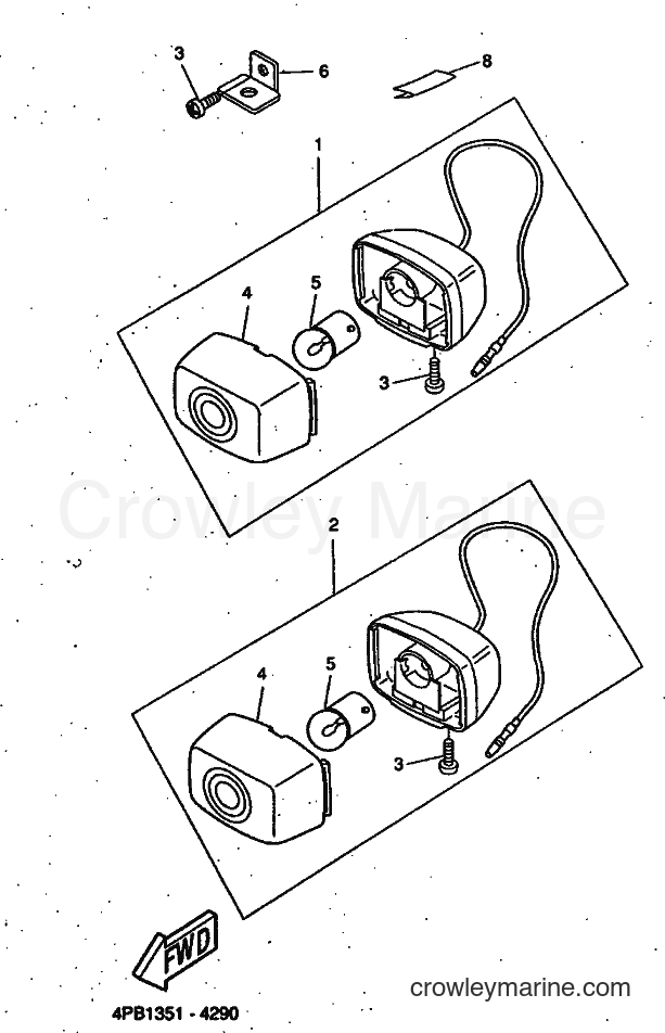 Yamaha Motors CW50 (5HG1) [010] - LUZ DE DESTELLADOR