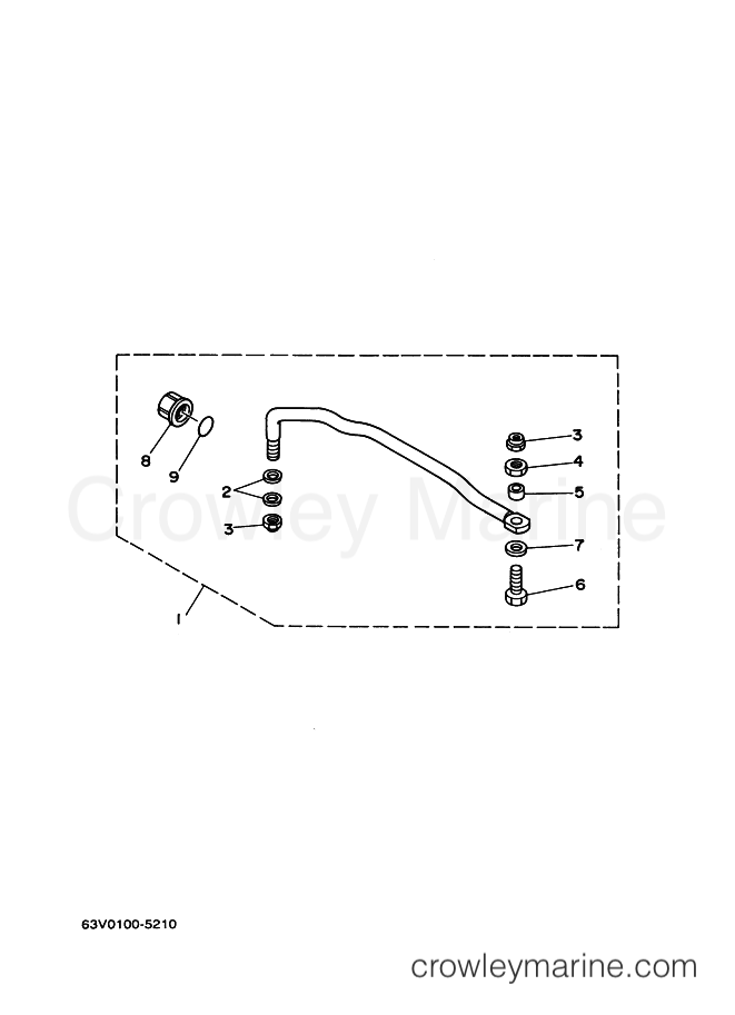 Yamaha Motors F15AEPS (69A2) [020] - STEERING GUIDE