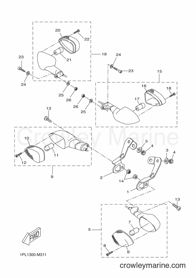 Yamaha Motors NS50N (1PL3) [050] - FLASHER LIGHT