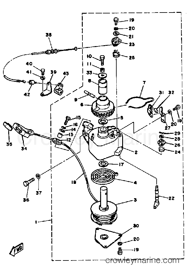 Yamaha Motors FT9.9EXK - STARTER