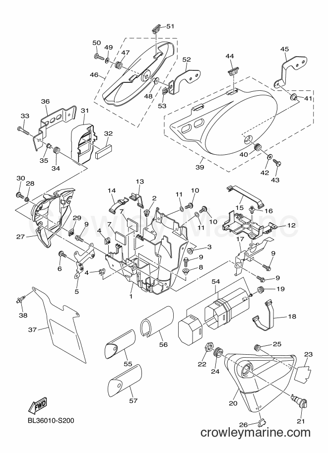 Yamaha Motors XVS950XR-A (BL36) [010] - SIDE COVER