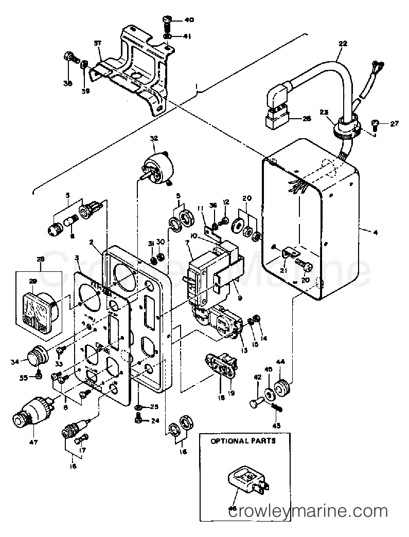 Yamaha Motors EF1800 - CONTROL BOX EF1800