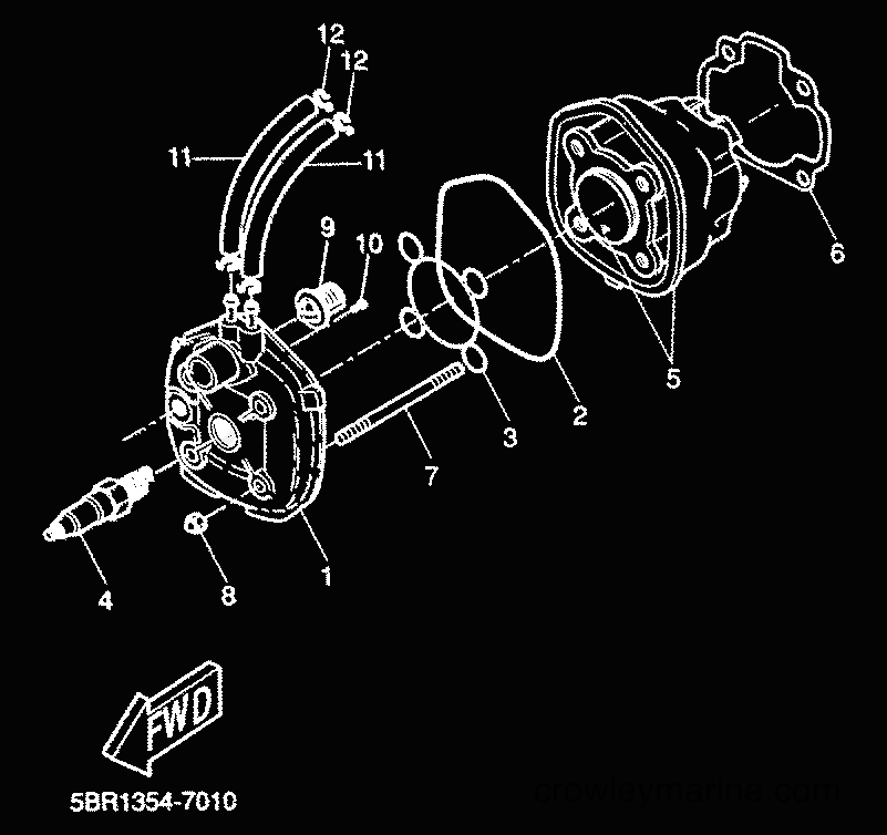 2000 Scooter YQ50 - YQ50 (5HEG) [010] - CYLINDER