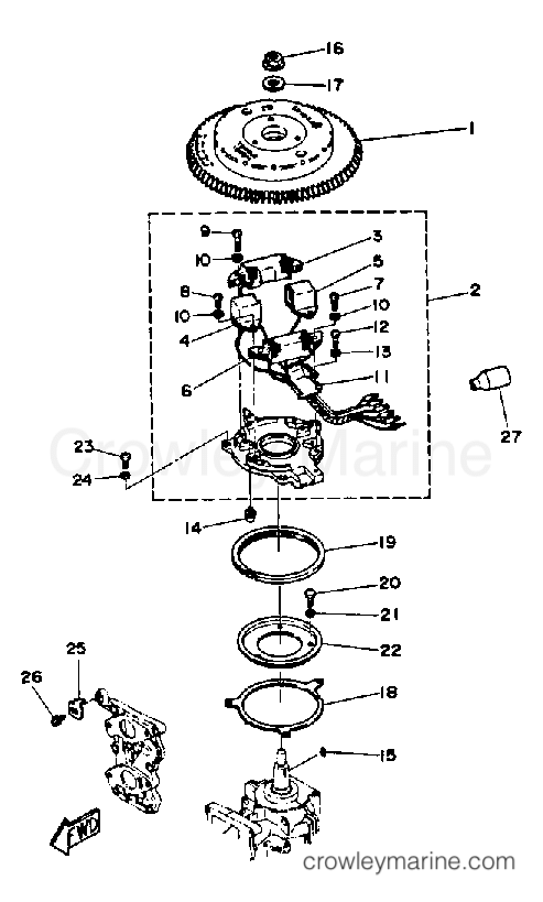 Yamaha Motors 25MLHQ - MAGNETO