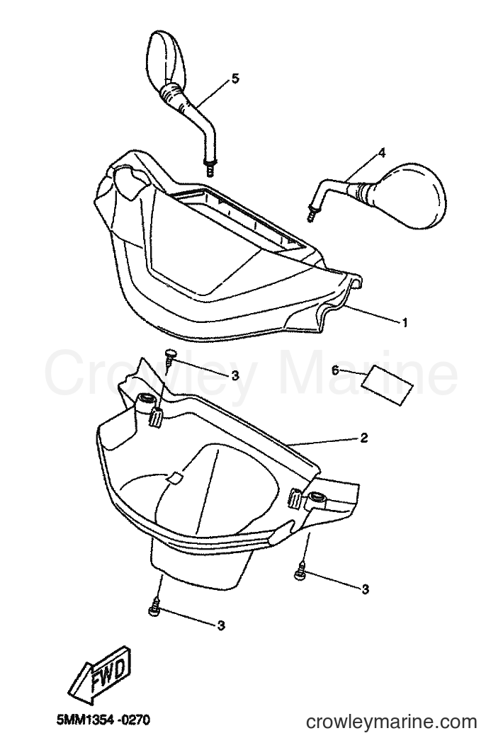 2000 Scooter CW50 - CW50 (5MN1) [030] - COWLING 1