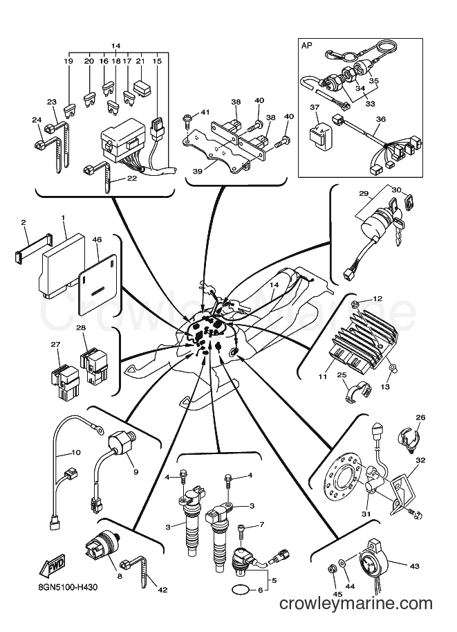 2009 Snowmobile RPZ50S - RPZ50S (8GN5) [020] - ELECTRICAL 1