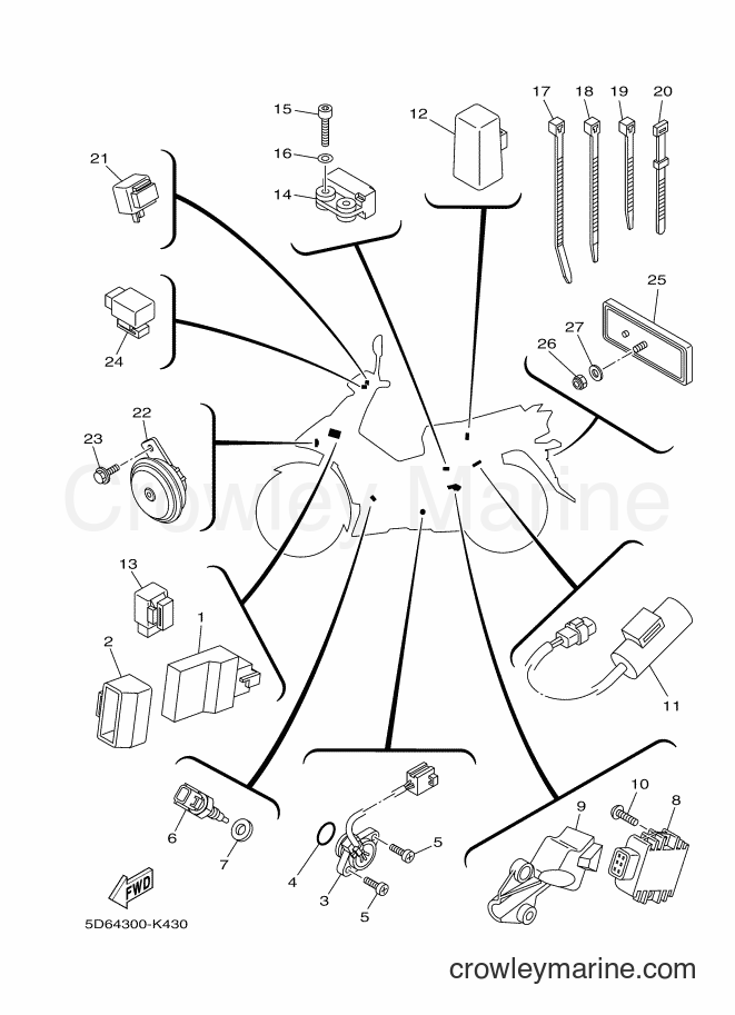 Yamaha Motors T135FI (5D65) [010] - ELECTRICAL 2