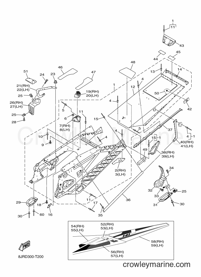 2018 Snowmobile SRV10XS - SRV10XS (8JRD) [010] - FRAME 2