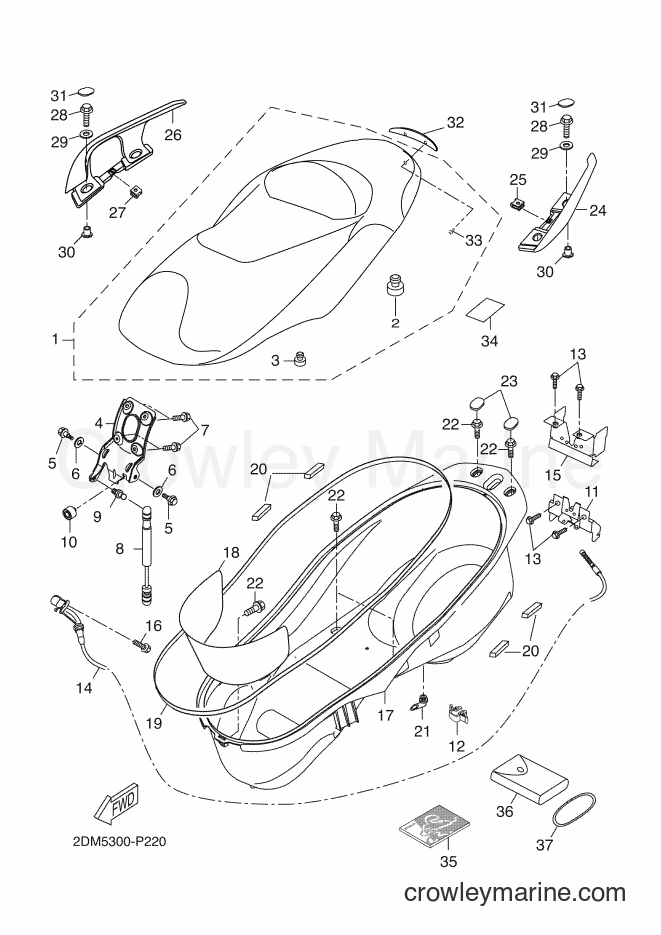 2015 Scooter YP125RA - YP125RA (2DM6) [030] - SEAT