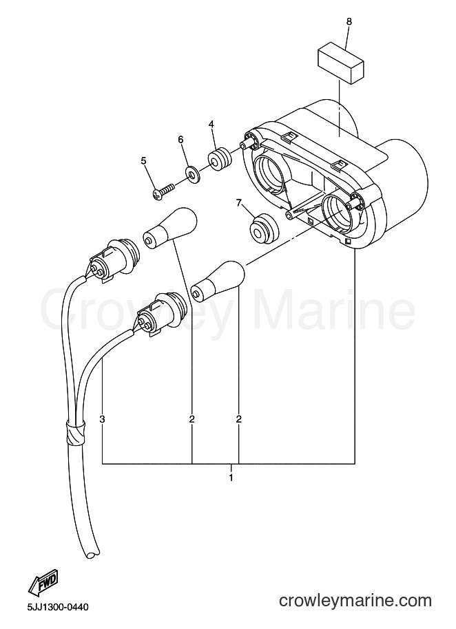2000 Sport Bike YZF-R1 - YZF-R1 (5JJ1) [070] - TAILLIGHT