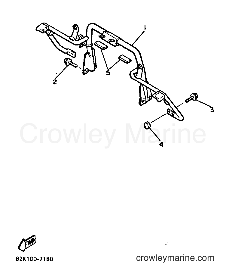 1988 Snowmobile PZ480 - PZ480 (83V0) [030] - STEERING GATE
