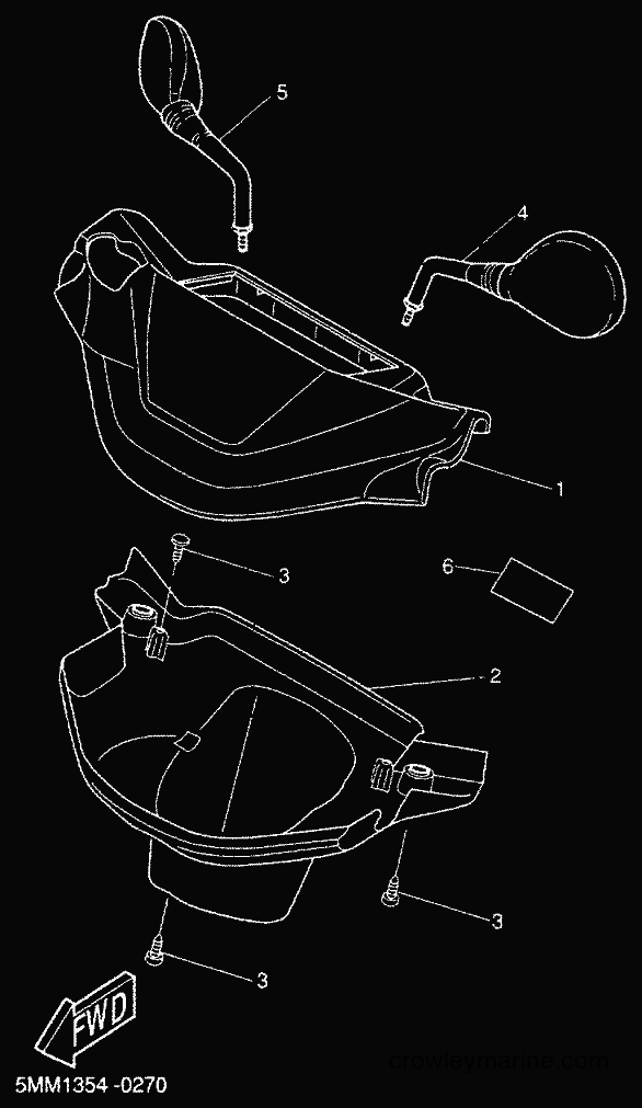 2000 Scooter CW50 - CW50 (5MN1) [020] - COWLING 1