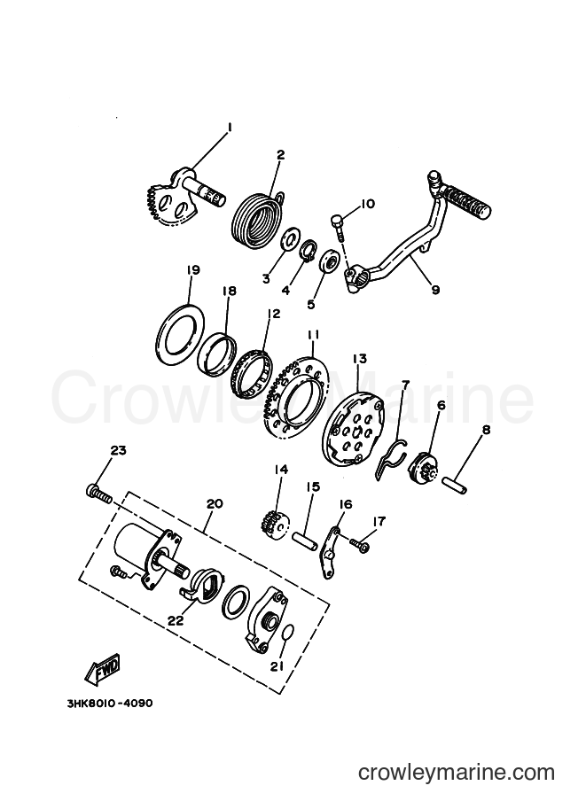 Yamaha Motors SH50 (3EPV) [010] - STARTER
