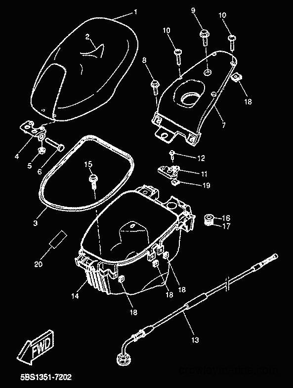 2000 Scooter YQ50L - YQ50L (5KH7) [010] - SEAT & CARRIER