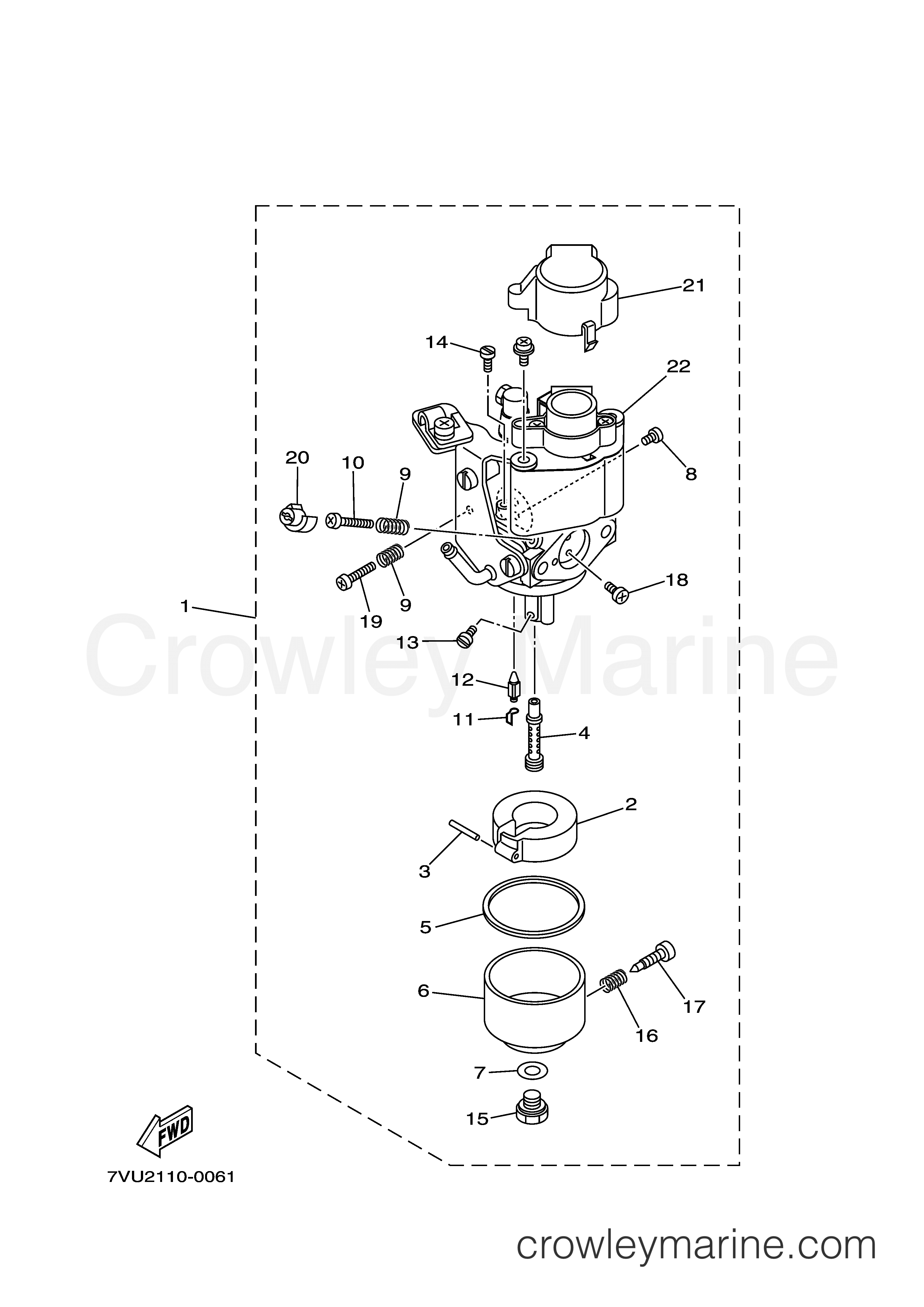 Yamaha Motors EF2800IC - CARBURETOR