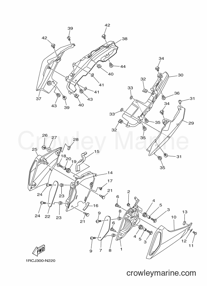 2014 Street Bike MT09A - MT09A (2DRD) [010] - SIDE COVER