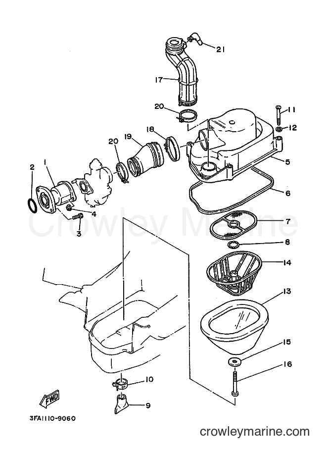 Yamaha Motors YFA1 (3FA2) [010] - INTAKE