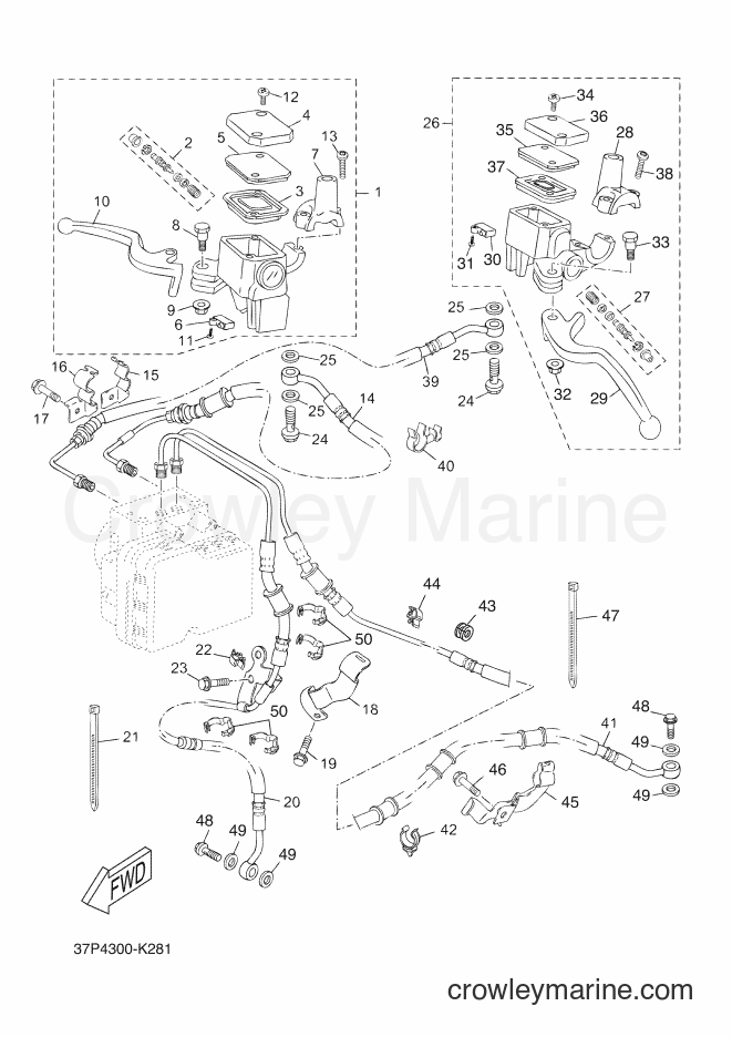 Yamaha Motors YP125RA (39D2) [050] - FRONT MASTER CYLINDER