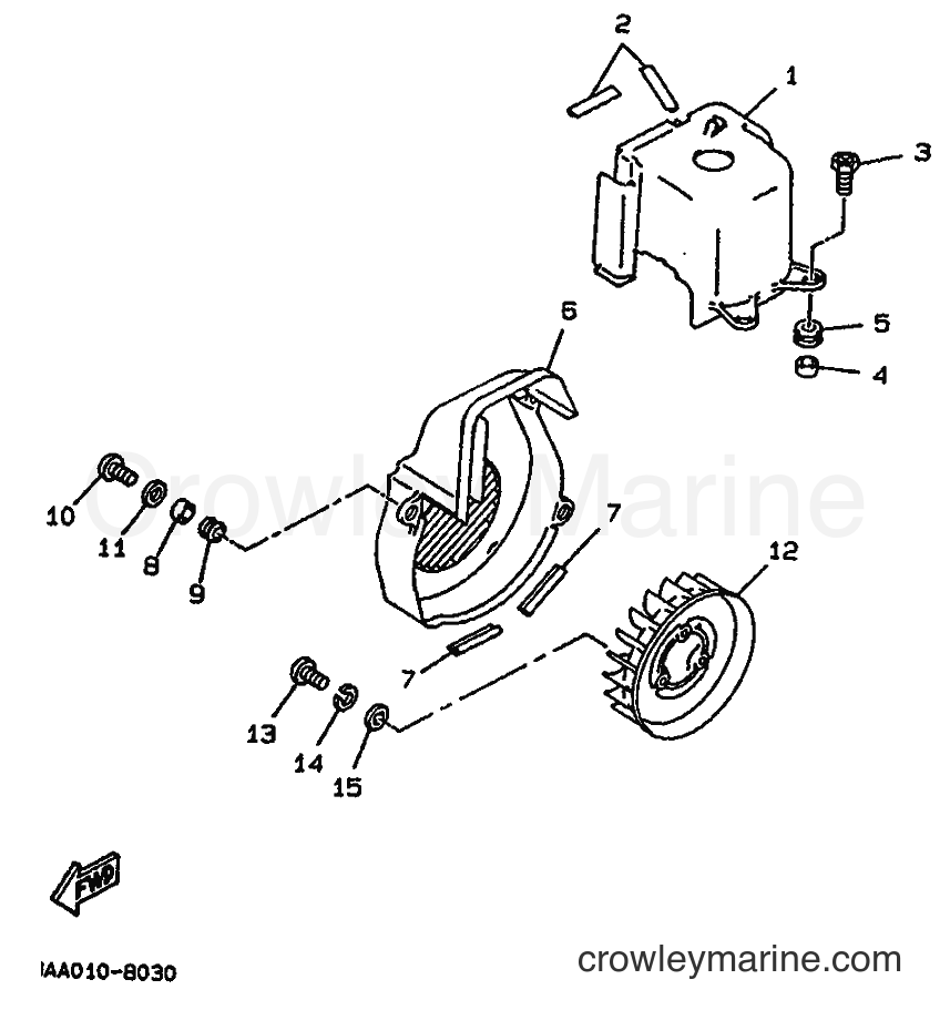 1994 Scooter CW50 - CW50 (3WV5) [999] - AIR SHROUD & FAN