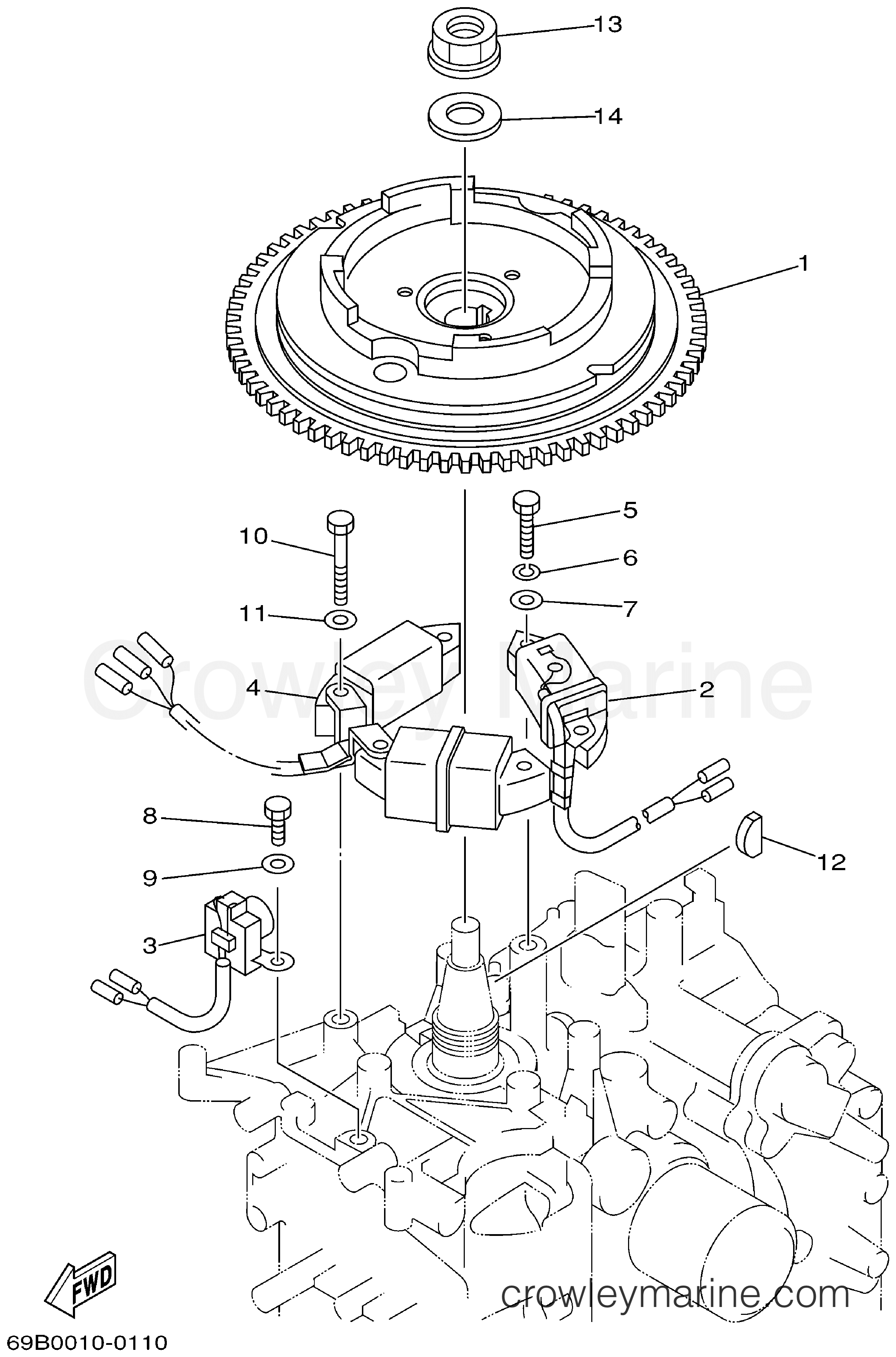 Yamaha Motors F15MSHA - GENERATOR
