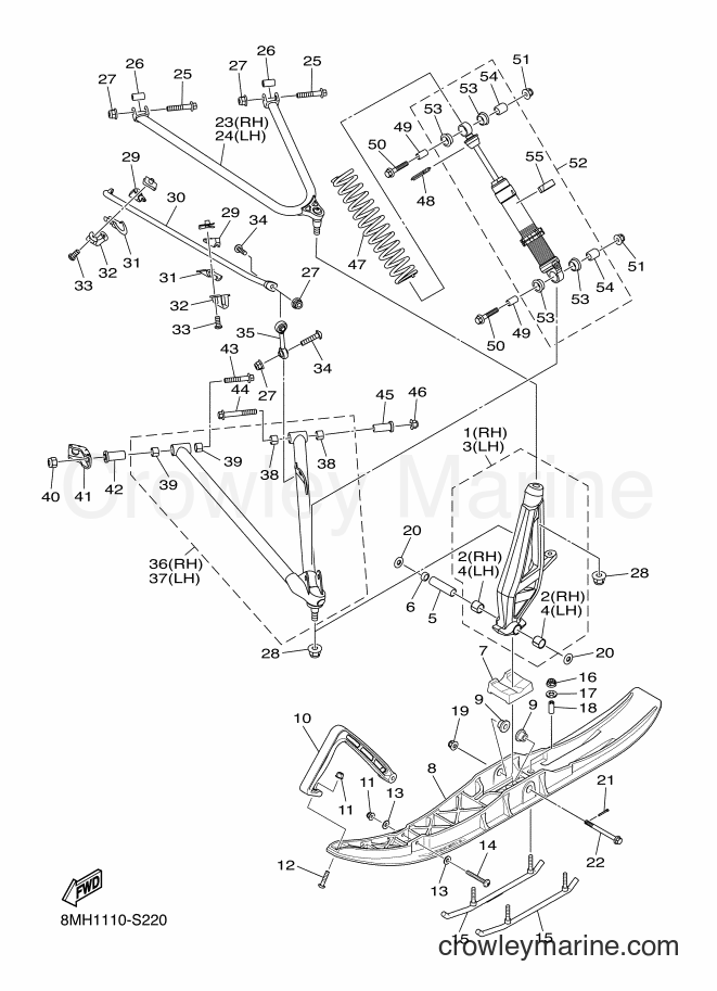 Yamaha Motors SRS10LD (8MB2) [010] - SKI