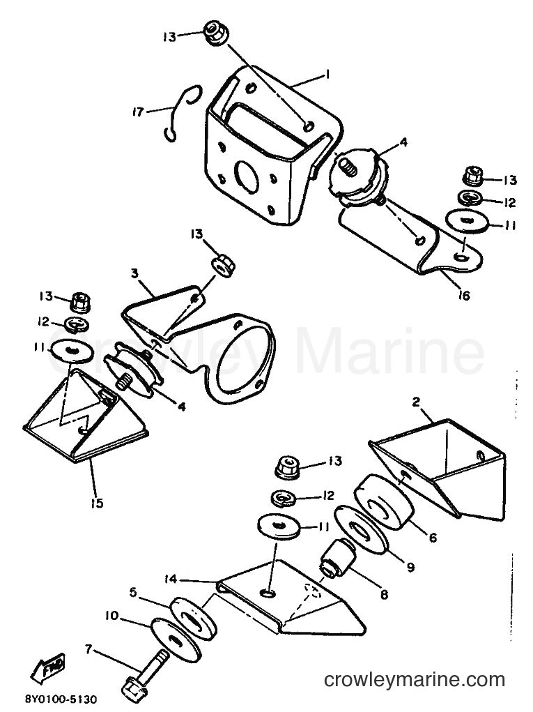 Yamaha Motors SR540 (84X) [999] - ENGINE BRACKET