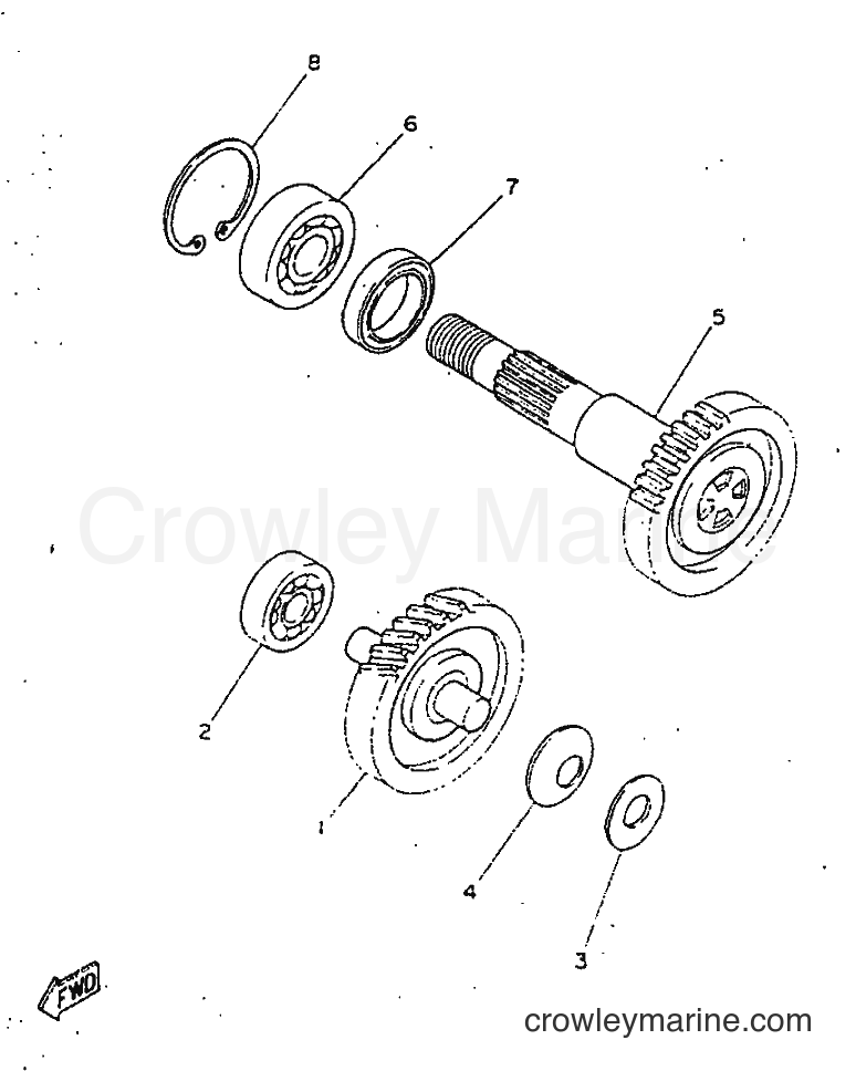 1998 Scooter YN50 - YN50 (5BV1) [999] - TRANSMISSION