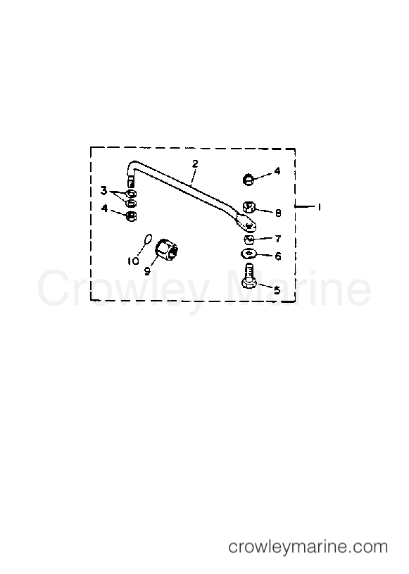 Yamaha Motors C40ELRP - STEERING GUIDE ATTACHMENT
