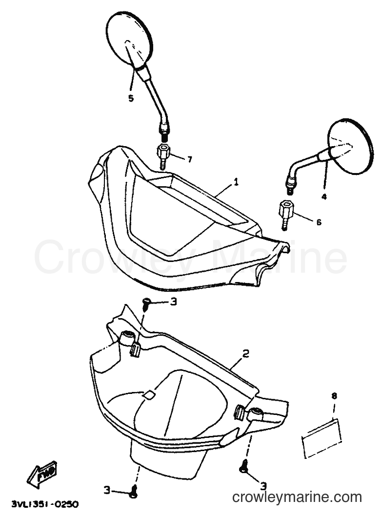 1994 Scooter CW50 - CW50 (4EY2) [999] - COWLING 1