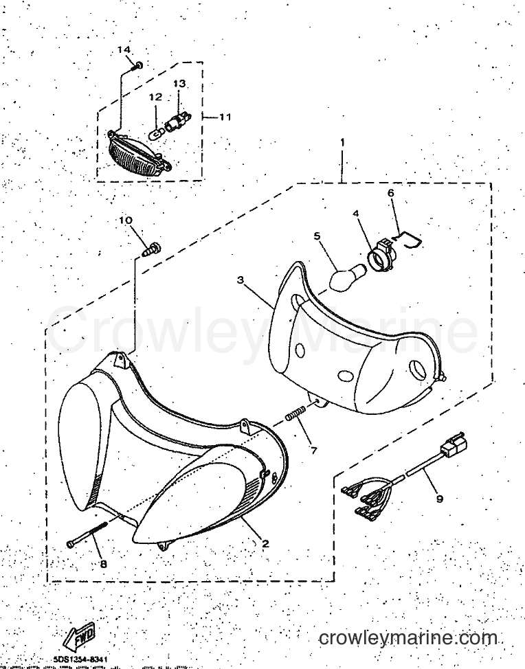 Yamaha Motors YP125E (5DS5) [010] - HEADLIGHT