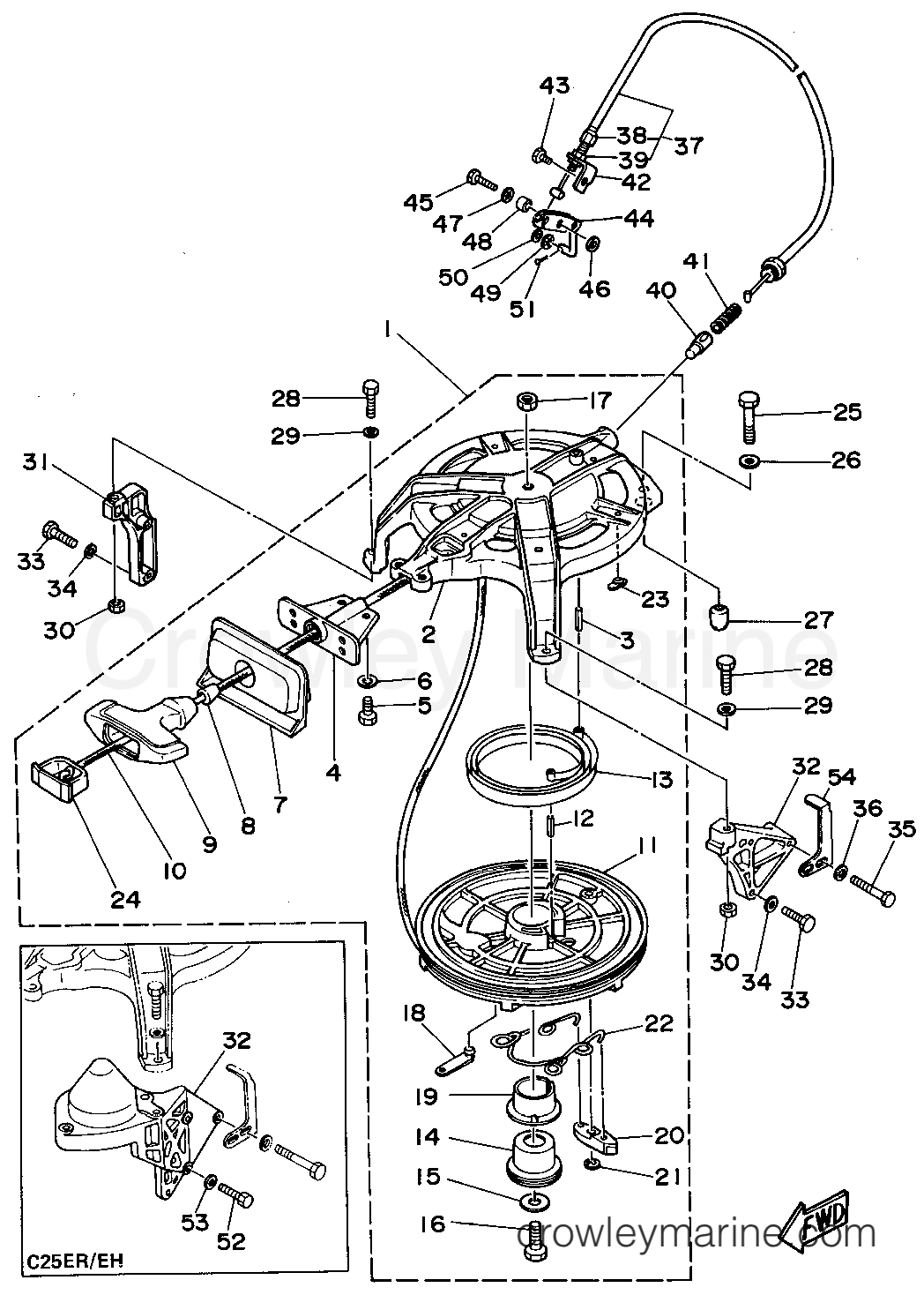 Yamaha Motors C25ELRS - STARTER