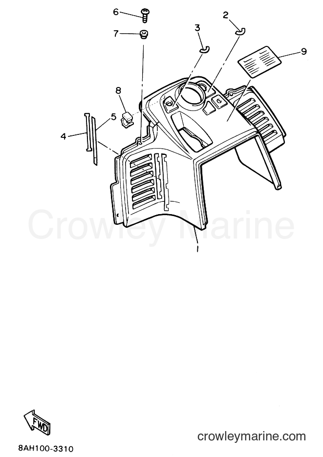 Yamaha Motors CS340E (8AH1) [020] - INSTRUMENT PANEL
