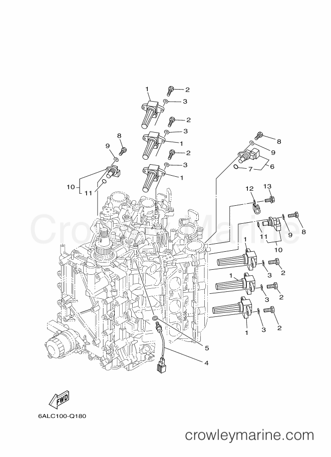 Yamaha Motors F250XA-2016 (6P2D) [220] - ELECTRICAL 1