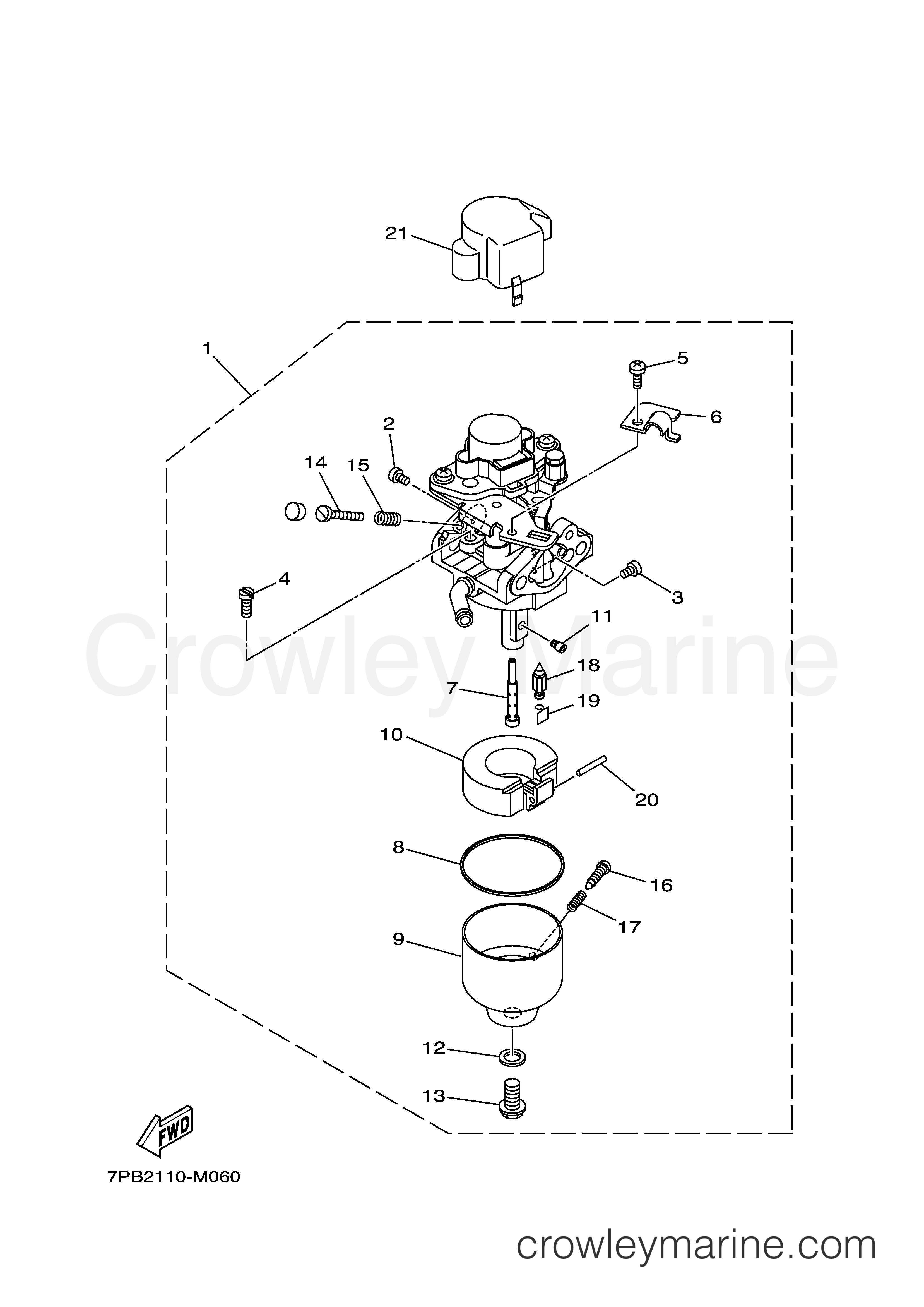 Yamaha Motors EF2000ISH - CARBURETOR