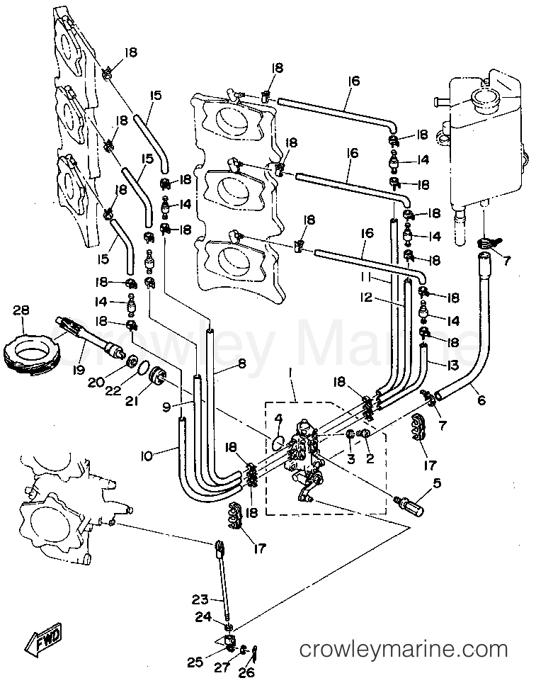 Yamaha Motors 250TXRT - OIL PUMP